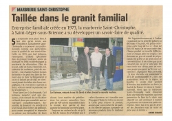 un bel arcticle dans le journal