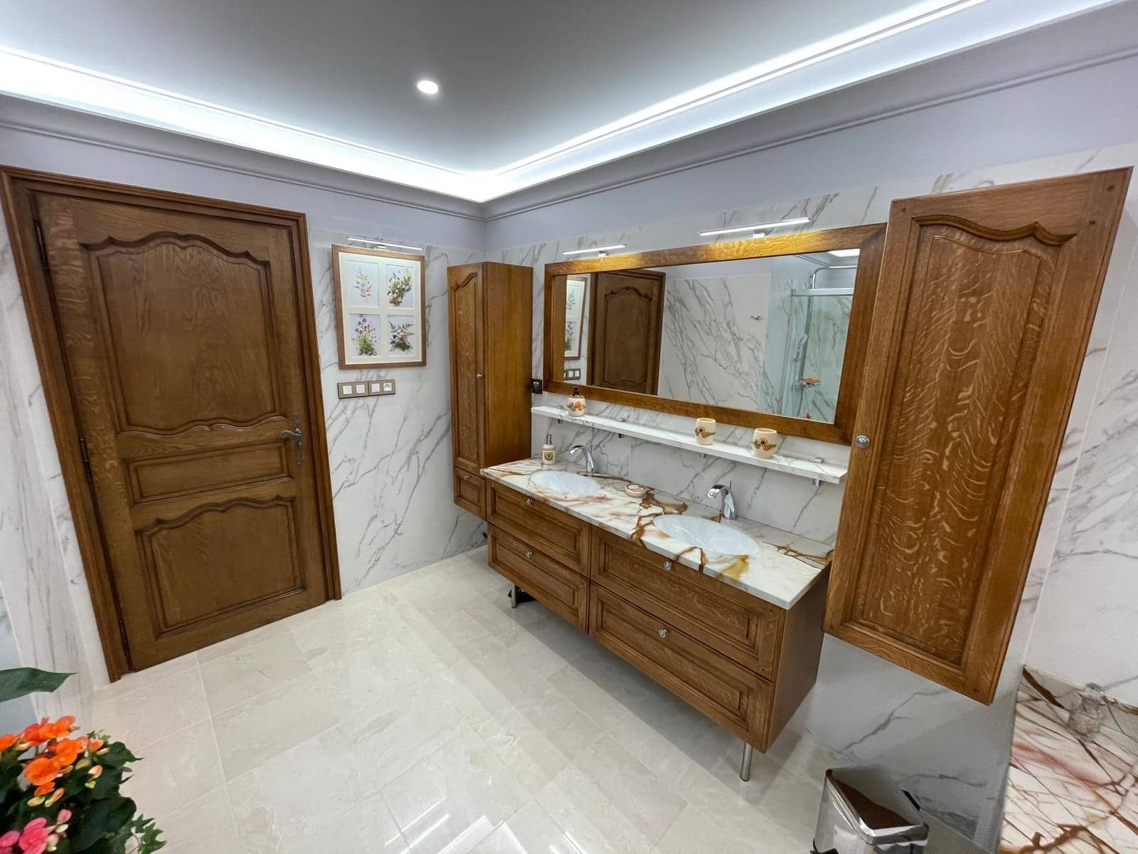Salles de bain — réalisation 15, Marbrerie Saint Christophe