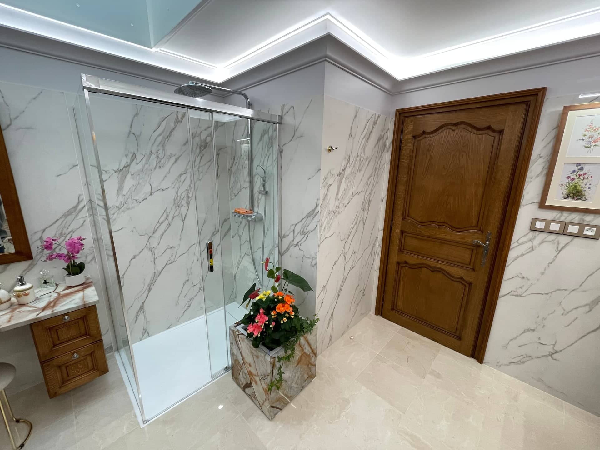 Salles de bain — réalisation 7, Marbrerie Saint Christophe